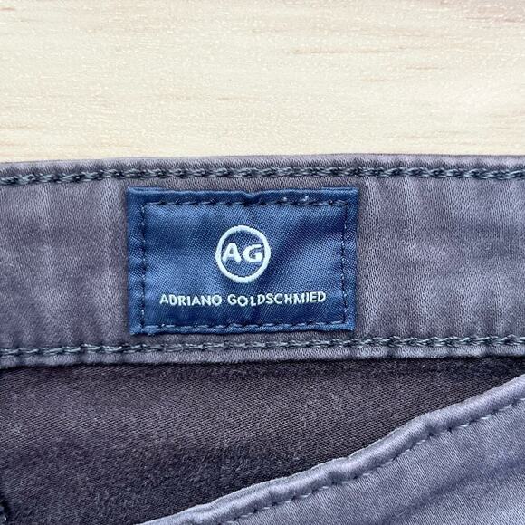 Adriano Goldschmied AG The Prima Mid-Rise Cigarette Leg Pants Charcoal Grey, 25R - Picture 3 of 15